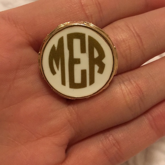 Monogrammed Earrings - Picture 2 of 3